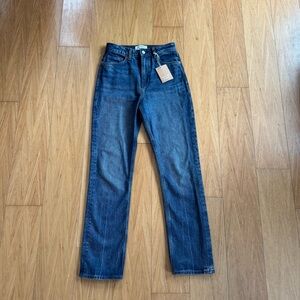 Reformation Liza Ultra High Rise Straight Jeans